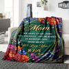 Mother'S Day Mom'S Special Life Multipurpose Blanket Comfortable Texture Throw For Sofa Couch Office Bed Picnics Four Seasons Universal Digital Print
