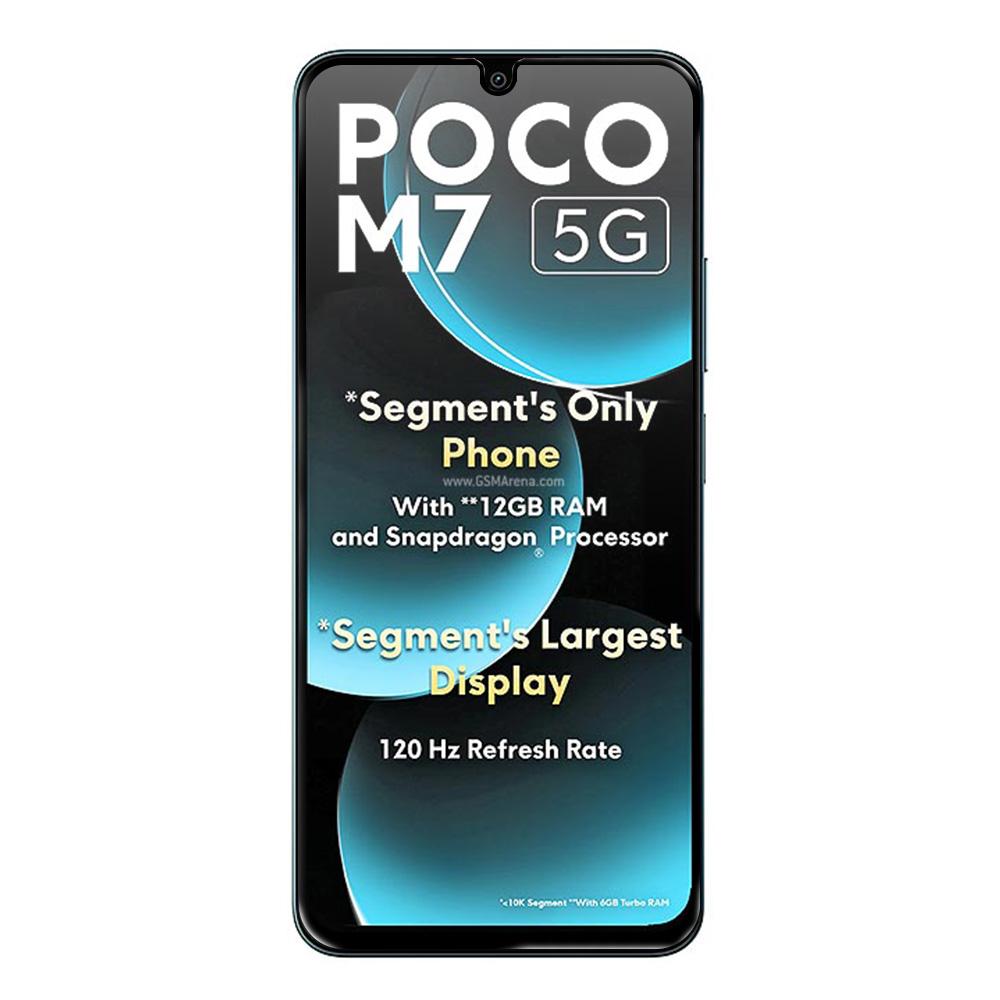 RURIHAI Защитное стекло для экрана Xiaomi Poco M7 5G Вторичная закалка Пленка из высокоалюминиево-силикатного стекла