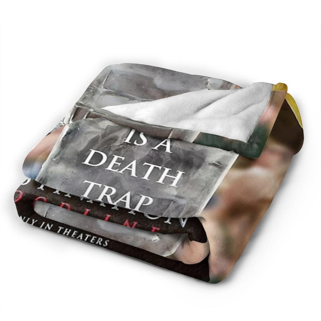 Мягкое Покрывало Final destination life is a death trap Премиум Флис Фланель Постельное Покрывало Уютные Пушистые Пледы Для Всех Сезонов