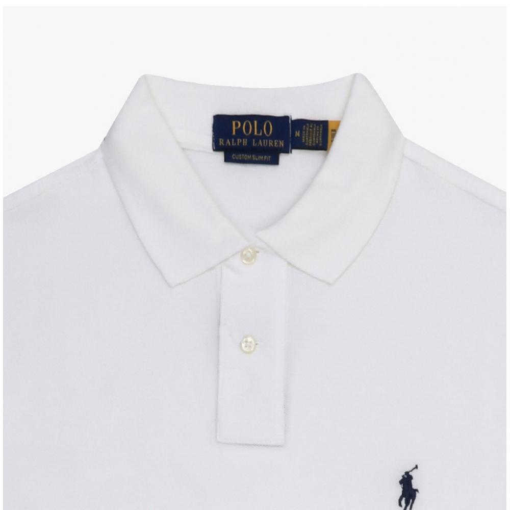Polo Ralph Lauren 710666998002 Мужское поло из сетки Pony Custom Slim Fit с коротким рукавом