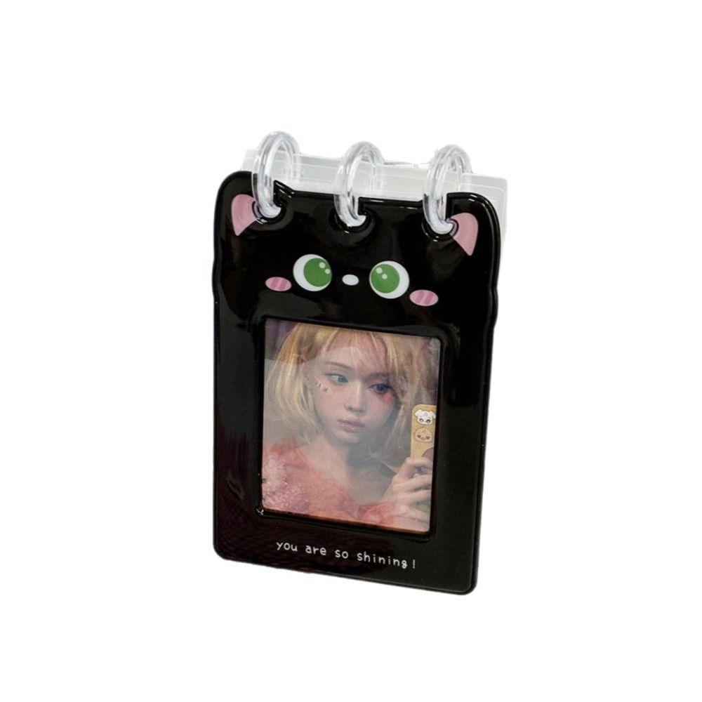 Durable PVC Photocards Holder Vertical Transparent Photo Album Idol Card Collection Book Card Collection