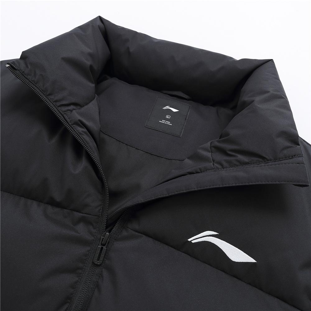 Li Ning Table Tennis Series Warm Stand Collar Comfortable Versatile Long Sleeve Cotton Jacket Unisex Jacket AJMV299-1