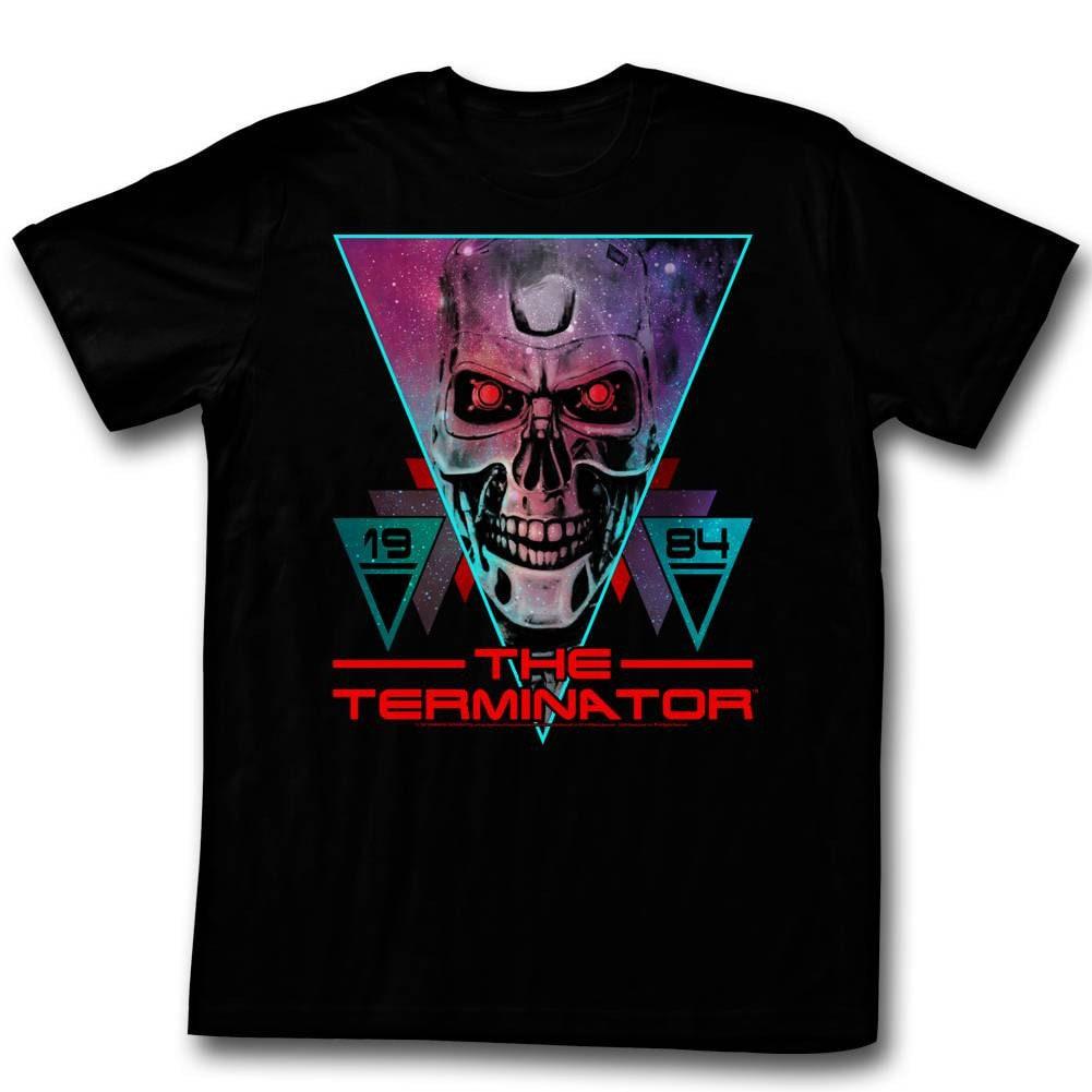Terminator Space Face Black Adult T-Shirt