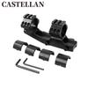 25.4/30mm Aluminum Alloy Quick-Release Scope Mount with Gasket & Rear Extension