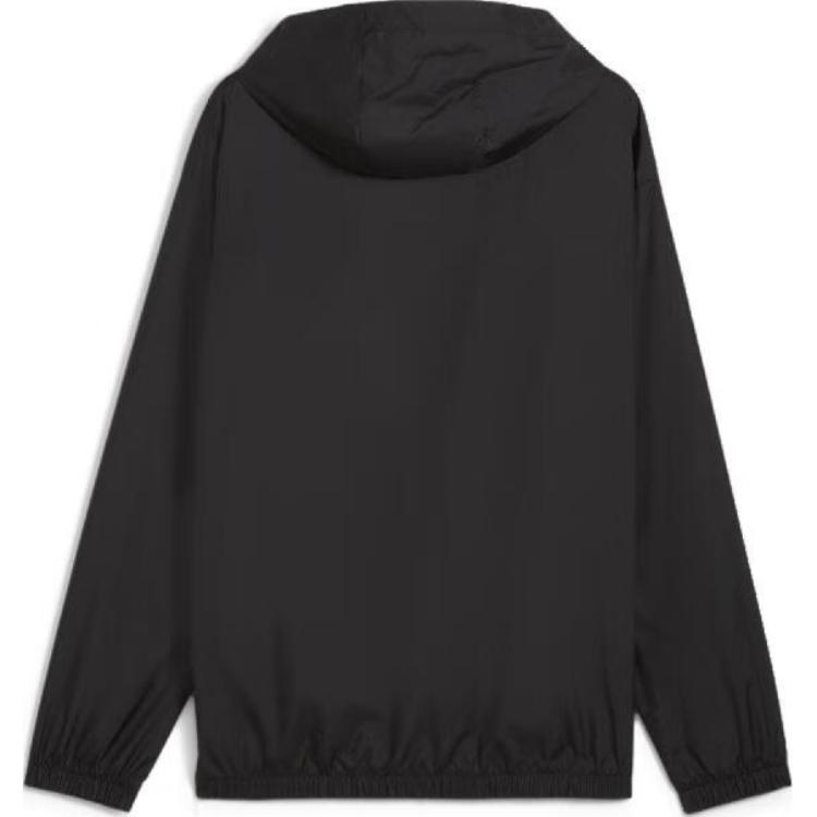 Puma Куртка с логотипом для активного отдыха, повседневная, спортивная, на молнии, дышащая, ветрозащитная, с капюшоном, для бега, мужская, черная 684107-01