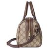 Gucci Кожаная сумка-тоут через плечо с логотипом Ophidia, средняя, женская, коричневая 836825-FAE0J-9867