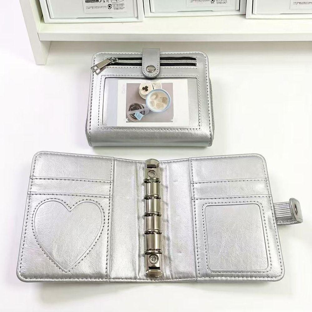 5-Ring Loose-Leaf Binder Notebook with Photo Window Pocket Journal M5 Notebook  School Office