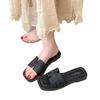 New Flat-bottomed Cool Slippers for Women's Summer Wear High-end Seaside Beach Shoes