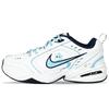 Air Monarch 4 Замша Коровья Нескользящая Низкие Кроссовки Массивные Унисекс Синий Белый 415445-102(Команда667-)