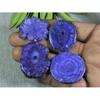 238Cts. Dyed Solar Durzy Agate 4Pcs Crystal Loose Gemstone Lot 28X33-33X34MM A-217