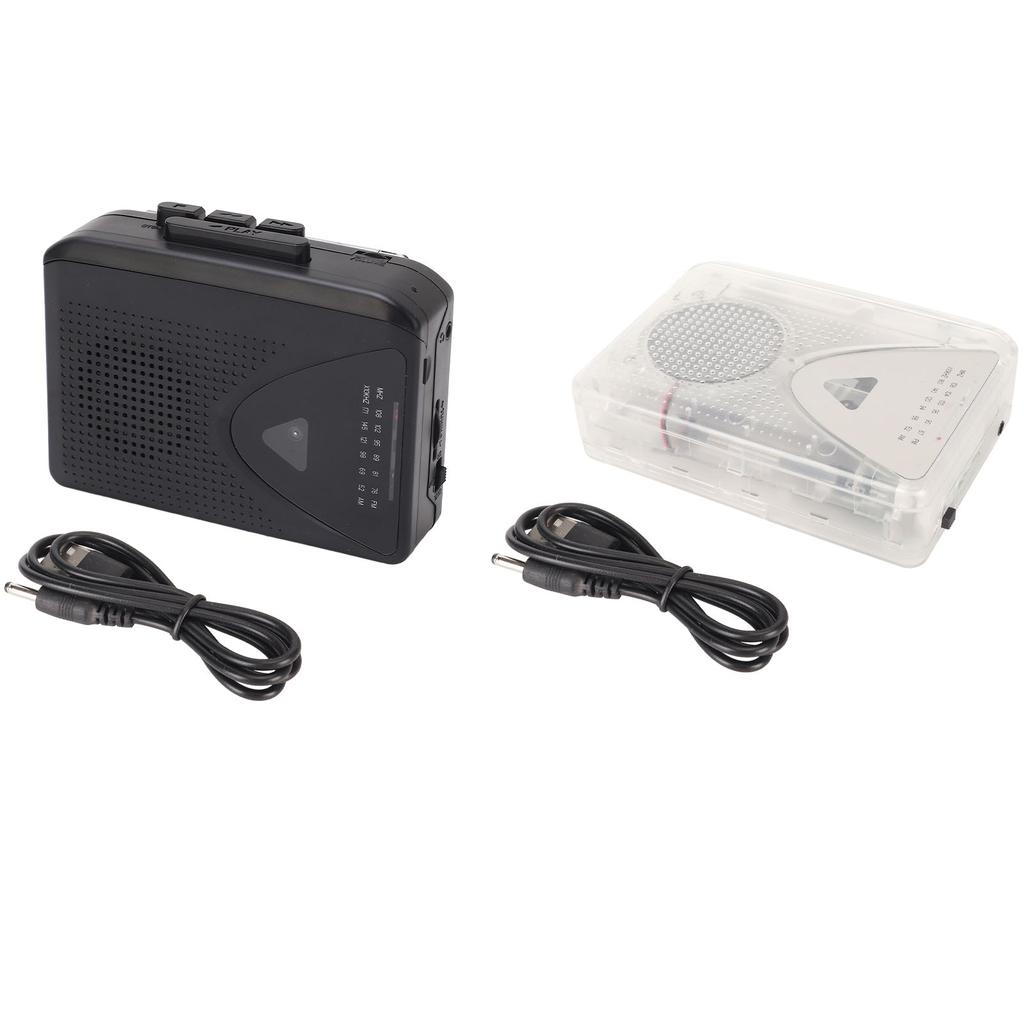 Портативный кассетный плеер FM AM радио стерео кассетный MP3-плеер с разъемом 3,5 мм и динамиком для