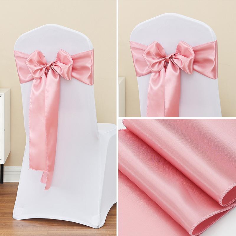 Шелковая лента, бабочка, украшения на спинку стула для мероприятий, свадеб, вечеринок, чехлы для стульев с акцентом в виде бабочки