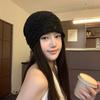 Bohemian Style Crochet Flower Knitted Hat Thin Knit Cap Fashion Hollowed Out Beanie Cap  Casual