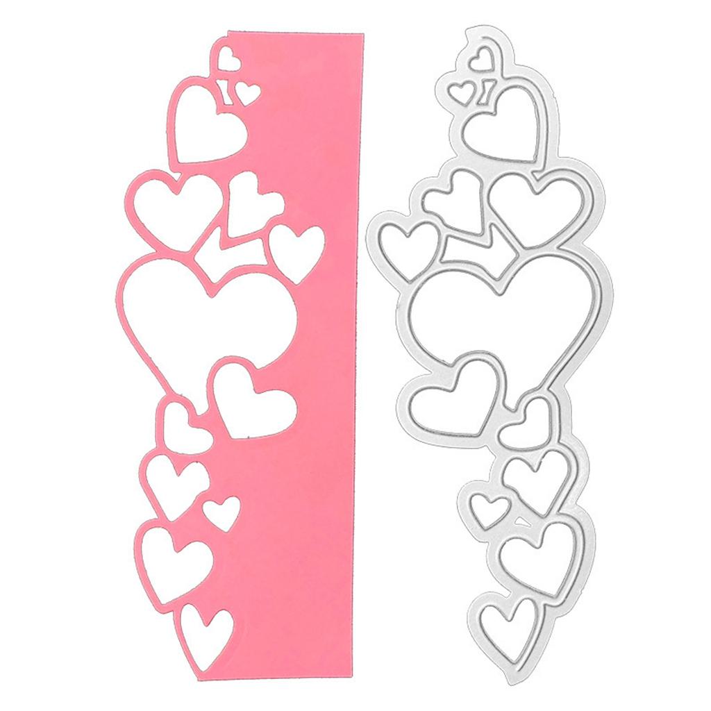 Metal Cutting Die 3D Love Heart Cutting Dies for DIY Scrapbooking Photo Deco
