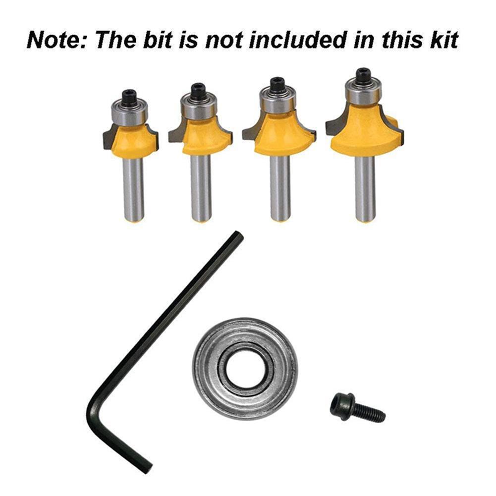 Подшипник для фрезы 11 шт./набор 12,7 мм Насадка для фрезы Шариковые подшипники Направляющая