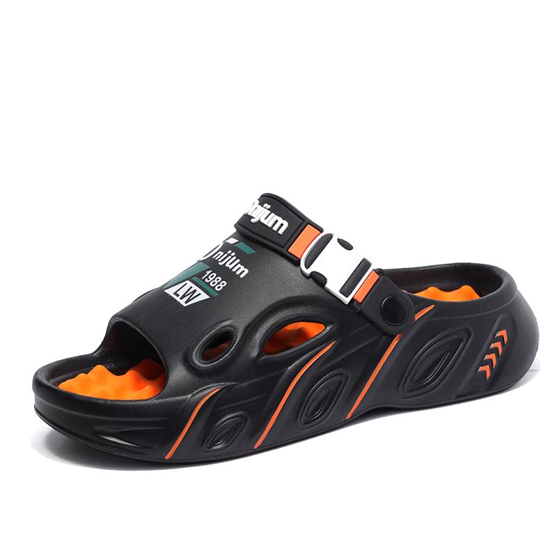 Men's Slippers New Large Size Fashion Thick-soled Casual Sports Sandals Men's EVA Lightweight Breathable Outdoor Beach Shoes Men
