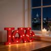 Cheerin Valentines Day Decoration - Love Marquee Love Letters - Light Up Sign  Lighted Letters For Wedding & Home