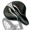 Extra Wide Bike Seat Saddles Comfort Electric Bike Suspension Shock Absorbing Soft Cycling Saddle Road Bike Painless Seat Cover