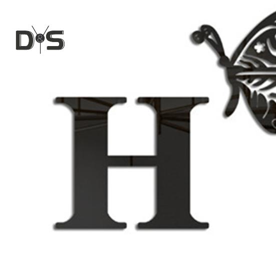 Зеркало Дом Буквы Знаки Акриловые Наклейки На Стены Буквы Светоотражающие Наклейки На Стены Для Гостиной Спальни Кухни