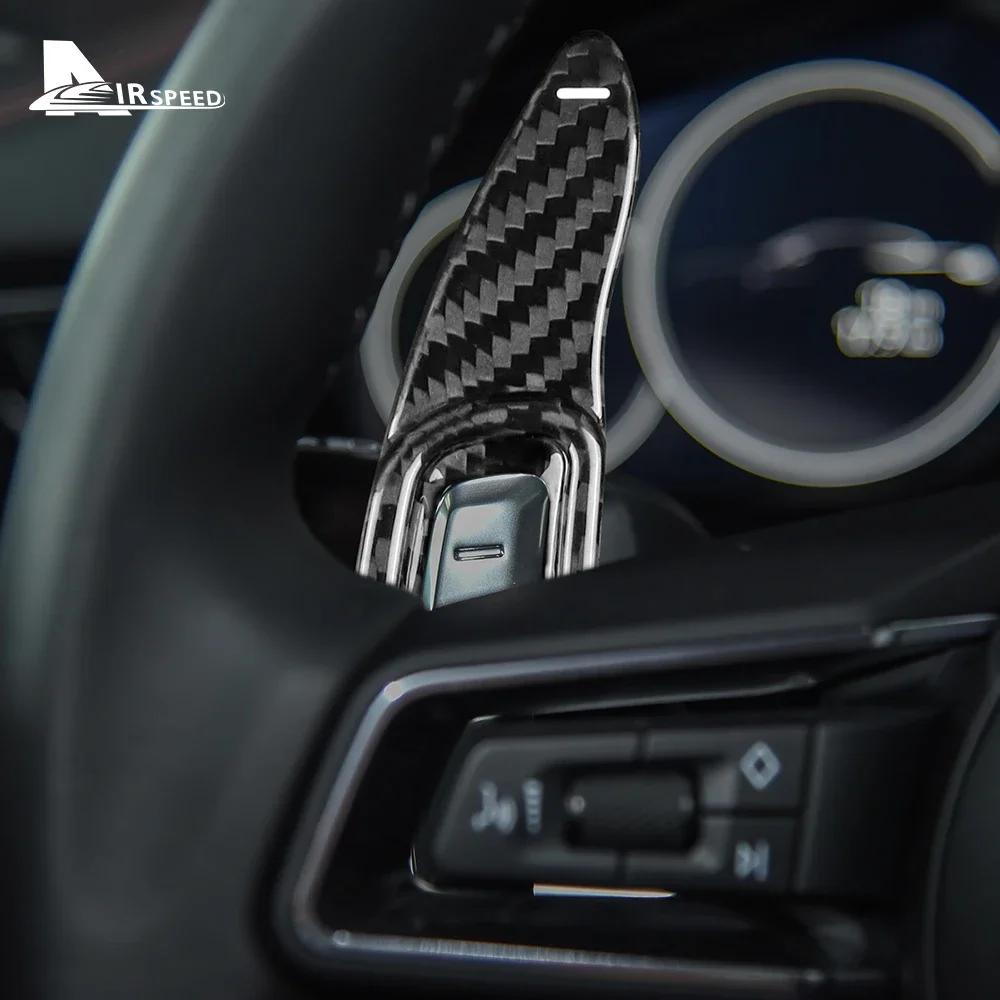 Hard Dry Carbon Fiber Steering Wheel Paddle Shifter Cover for Porsche Taycan Panamera Macan 911 992