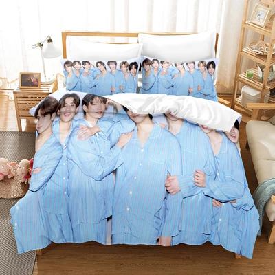 3D Печать Kpop GOT7 Постельный Комплект Односпальный Полуторный Двуспальный Квинсайз Кингсайз Кал Кингсайз Комплект Постельного Белья