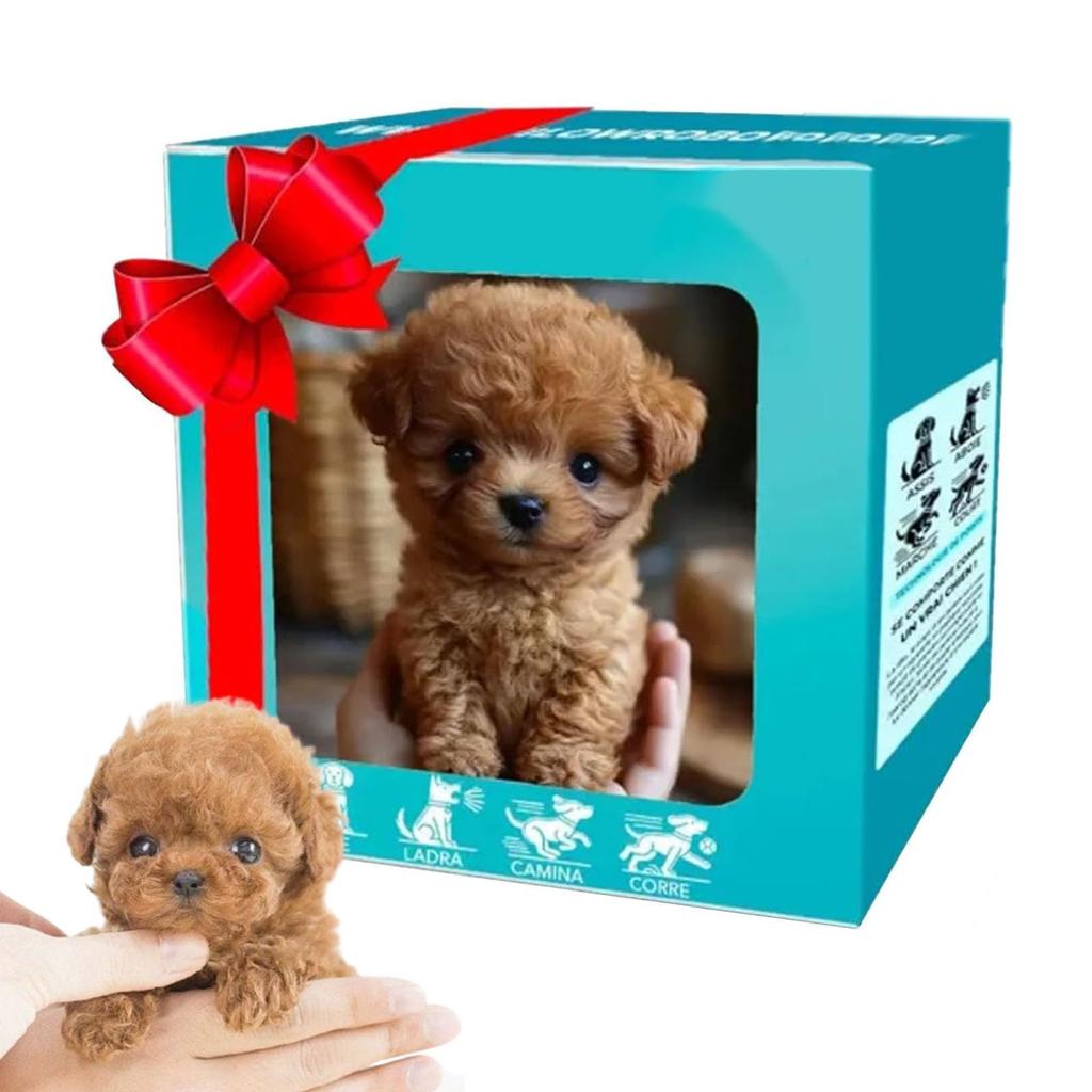 Питомец-робот в форме щенка, реалистично выглядящий щенок с распознаванием эмоций, имитацией голоса животного, голосовым управлением, сенсорным управлением, успокаивающий, домашний компаньон-собака,