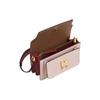 Marni Trunk Adjustable Leather Shoulder Strap Push Button Closure Calfskin Crossbody Bag Women Bags Brown Pink Burgundy SBMP0121U1LV589Z409N