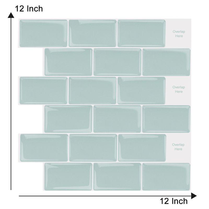 Яркая 3D самоклеящаяся наклейка Кухонный фартук из плитки для настенного декора в ванной