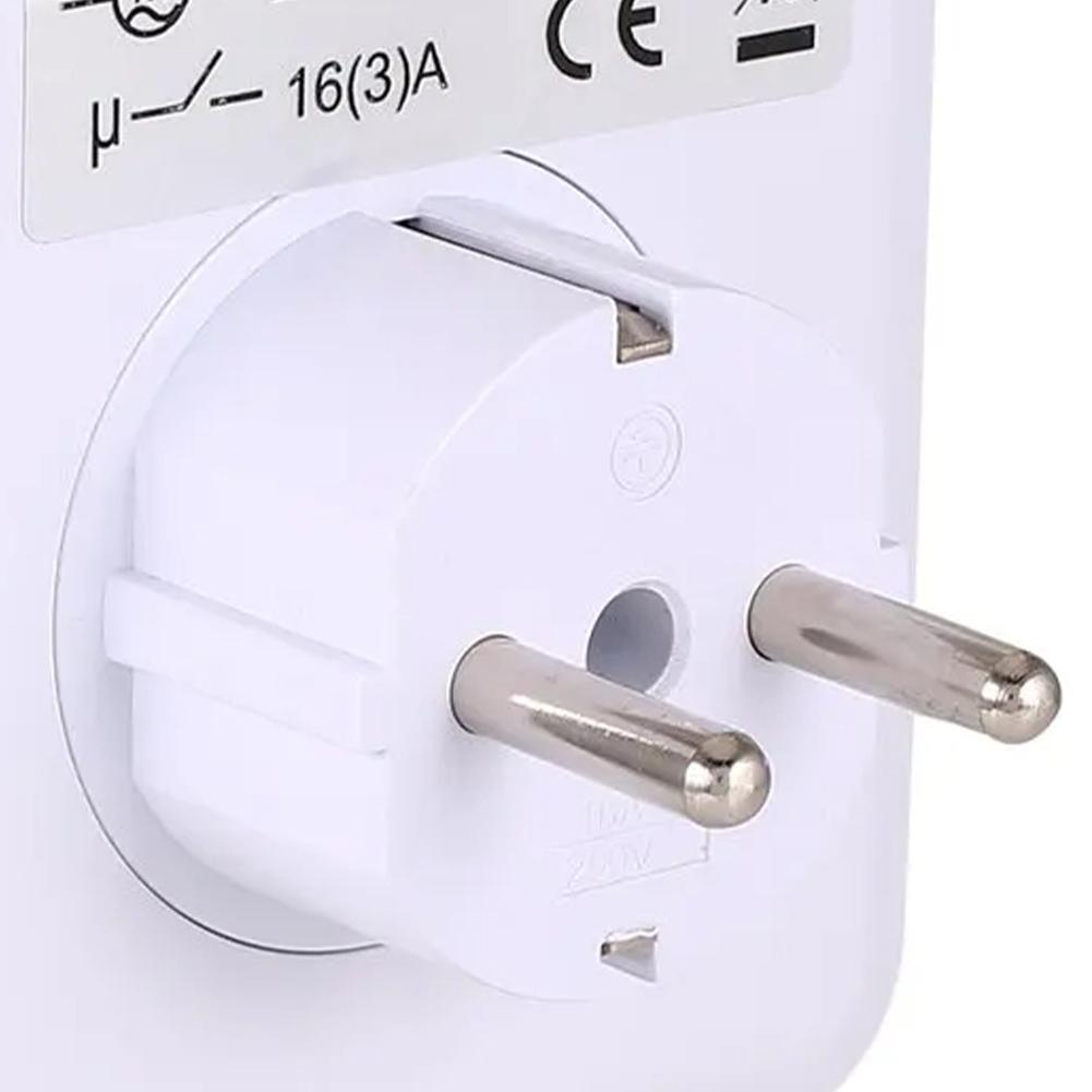 ЕС/США 24-часовой таймер-переключатель с вилкой, механический заземленный таймер-переключатель, программируемый интеллектуальный таймер обратного отсчета, циклический переключатель, розетка для помещений