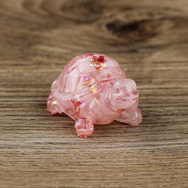 Creative Artificial Fish Turtle Dolphin Jewelry Beautiful Koi Fish Turtle Dolphin Natural Crystal Fish Table Car Home Decoration Gift for Friends