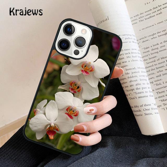 Цветы Орхидеи Красочный Мягкий Чехол Для Телефона Для iPhone 17 Air 16 15 14 Max Plus 11 12 13 Pro Max Чехол Для Телефона Fundas