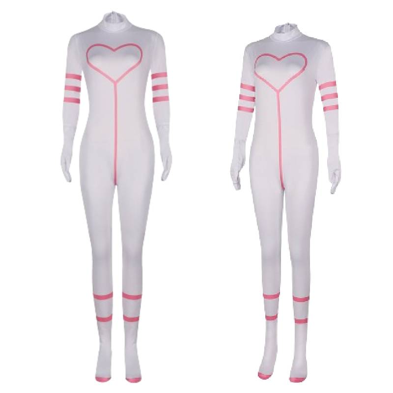 Hotel Hazbin Angel Dust Cosplay Costume Jumpsuit Cartoon Halloween Fashion Party