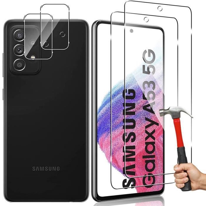 Verres Trempés - Booling - pour Samsung Galaxy A53 5G - Protection Écran - Protection Caméra - Résistant aux Rayures