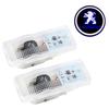 2PCS LED Car Door Welcome Light Interior for Peugeot 407 M2008-2010 Auto Projector Shadow Lamp Decorative Accessoires