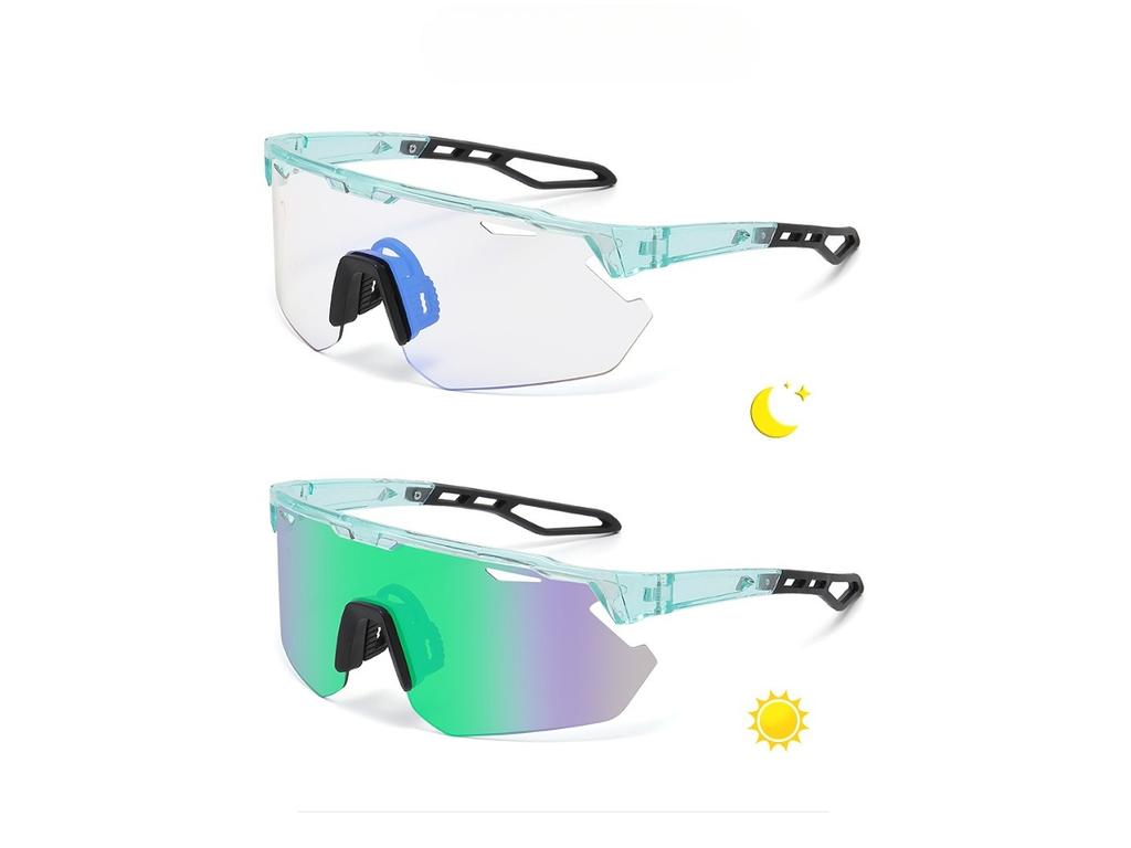 Bicycle sunglasses, photochromic sunglasses for men and women, UV protection,1 item