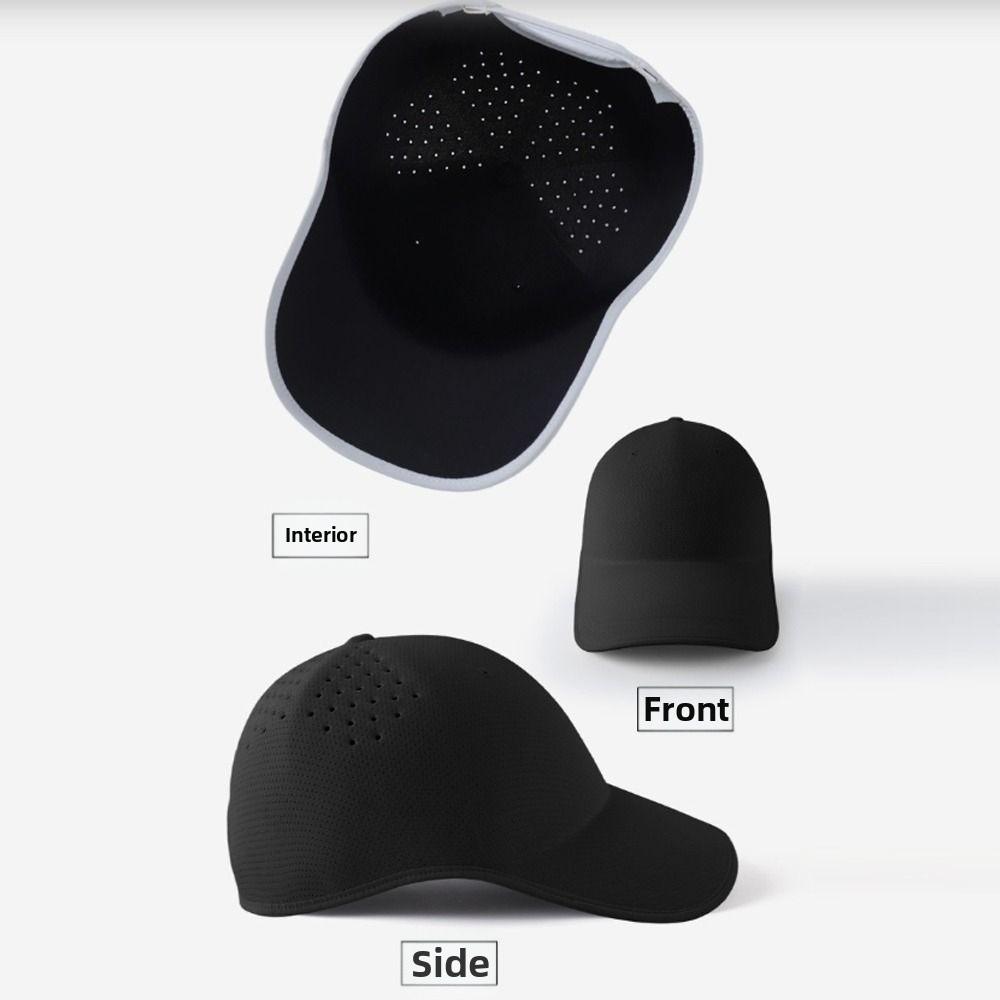 Creative Gift Seamless Baseball Cap Packable Quick Drying Sports Hat Polyester Breathable Outdoor Hat