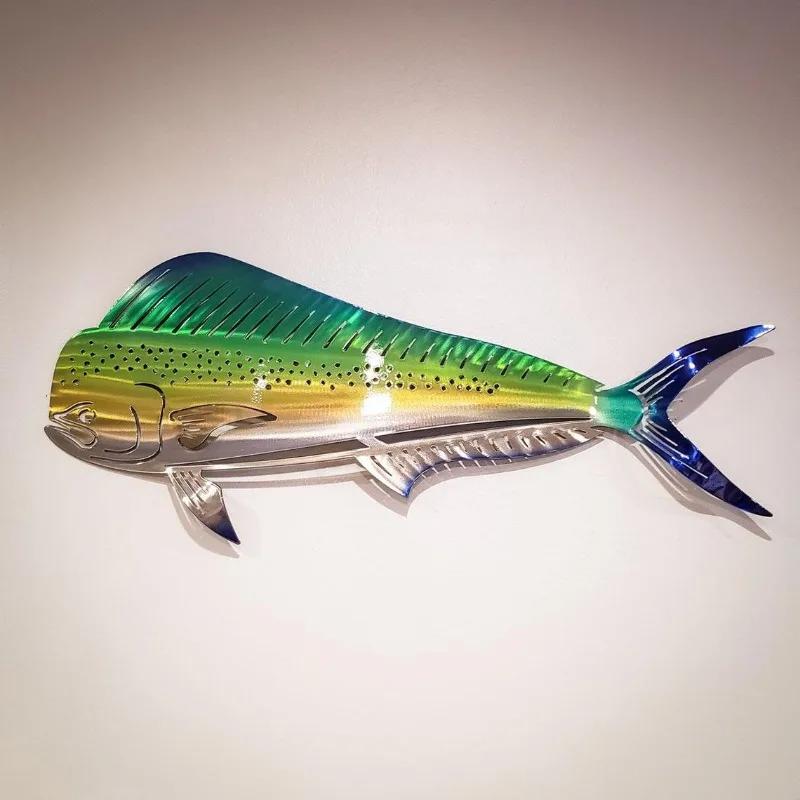 25X8 см из нержавеющей стали, материал «Акула», художественное украшение для интерьера и улицы, фон, настенный декор, серия «Морские животные», металлическое искусство, настенное искусство