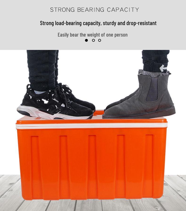 Large 60L Insulated Plastic Delivery Box for Food Refrigeration