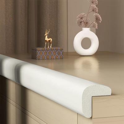 2-метровый Защитный уголок для безопасности детей, Нетоксичная защита кромки стола для детей, Поролоновая самоклеящаяся лента для защиты от ударов углов стен и кровати