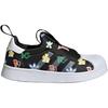 Adidas Originals Superstar 360 Comfortable Low-Top Kids Casual Shoes Kids Sneakers Black White JS0686