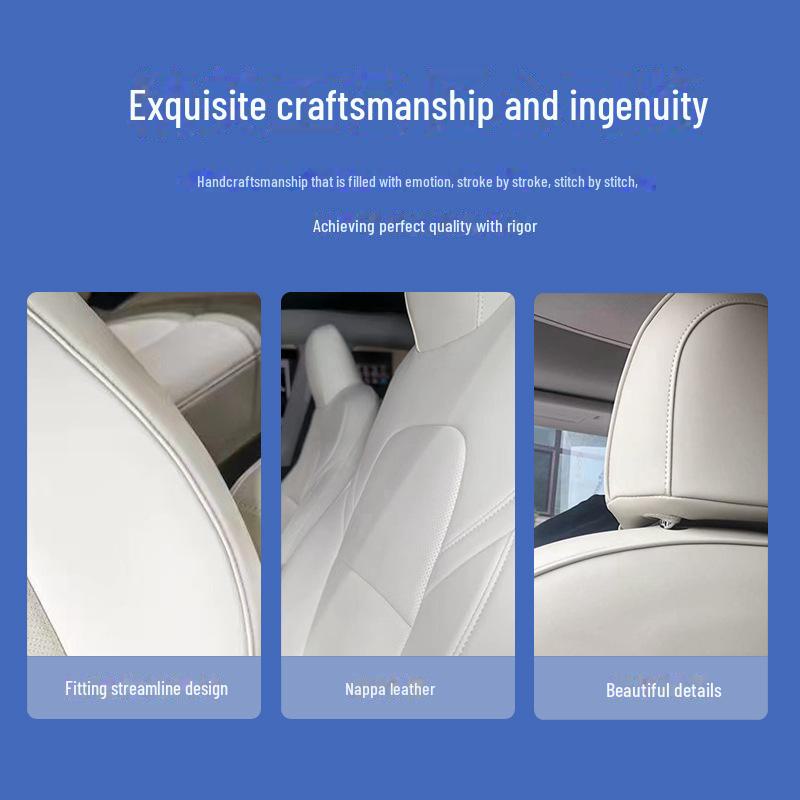 Чехлы для сидений Tesla Model 3/Y: Универсальный, всесезонный, полный комплект на пять мест