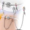 Beads Travel Dream Cute Musical Globe Safety Chain Charms Plata Fit 928 Charms Bracelet Beads Jewelry Gifts for Women
