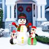 Christmas Inflatable Snowman Lighted Giant Snow Man for Outside Party Lawn