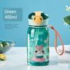 Kids Cartoon Water Sippy Cup with Straw Adorable Bear Leakproof Water Bottles Outdoor Activity Lightweight Drink Bottle Childrens Lovely Cup