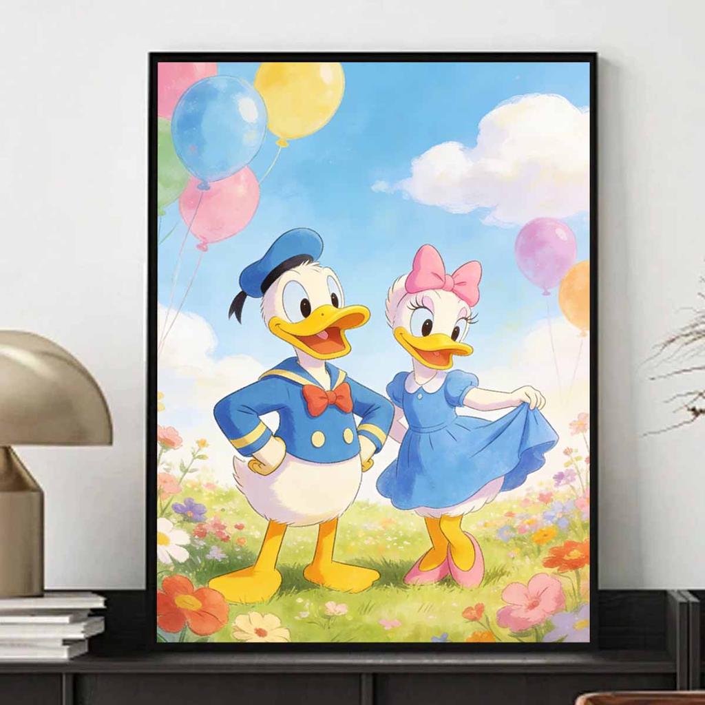 Disney Diamond Painting Donald Daisy Cute Garden Wall Decor Crafts