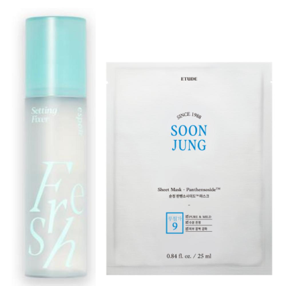 Espoir Фиксатор Fresh Setting + Оригинальная маска, 1 набор, 100 мл