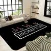 Brompton LOGO Entrance Door Mat Nordic Style Home Doormat Bathroom-Toilet Mats Bedroom Hotel Decor Mat