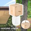 1 шт. деревянная ловушка для пчел из плотника для улицы, лучшая ловушка для пчел, природная подвесная ловушка для пчел из плотника, пластиковая банка для улицы
