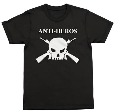 Anti-Heros Skull Crossed Guns Black T-Shirt