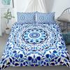 Mandala King Queen Duvet Cover Bohemian Bedding Set For Teens Adults Girls Exotic Ethnic Floral 2/3pcs Polyester Comforter Cover